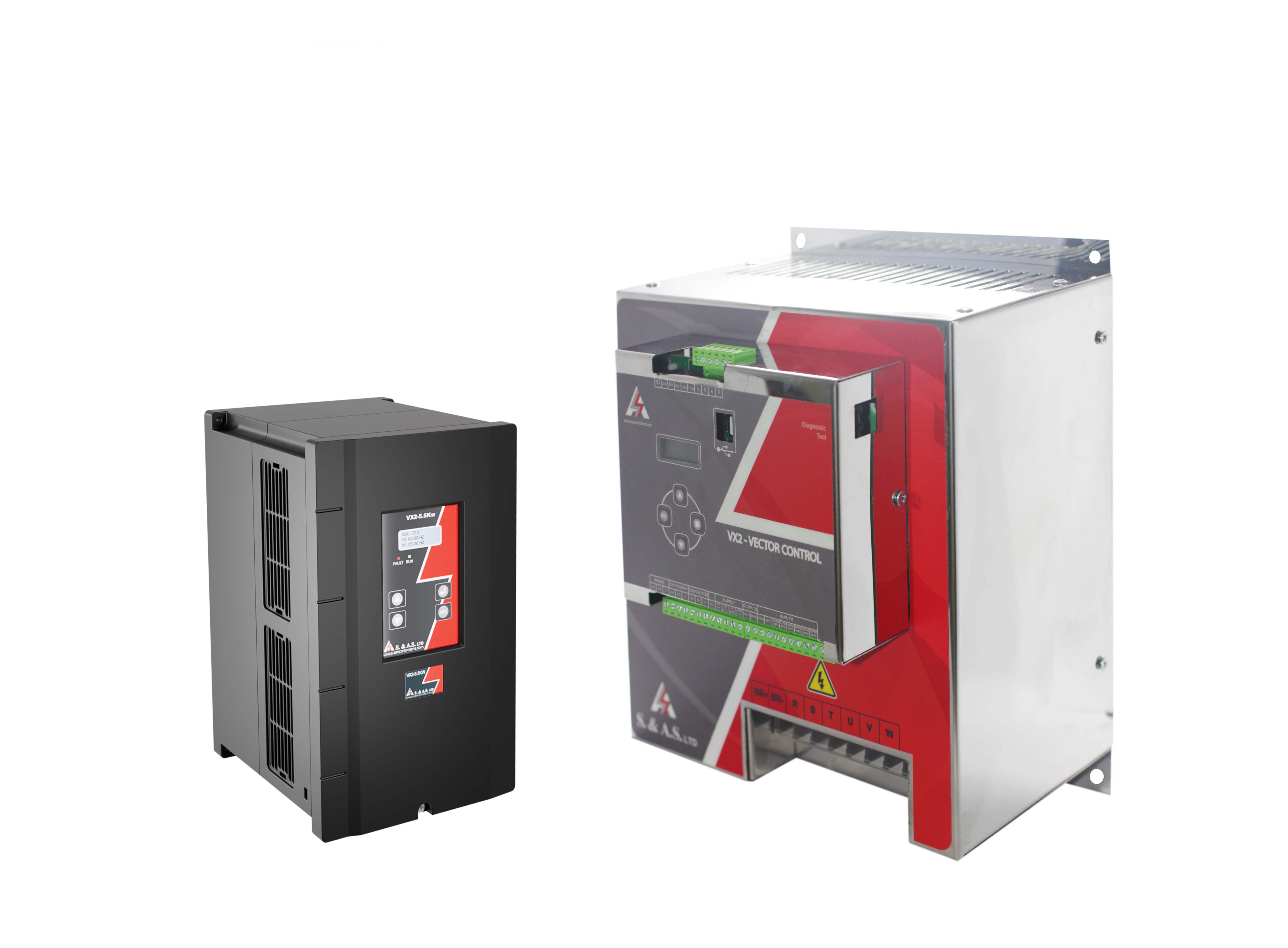 MOTOR  DRIVE - VECTOR  CONTROL</br>VX2  SERIES - 5.5KW - 7.5KW  - 11KW  - 15KW  - 22.5KW