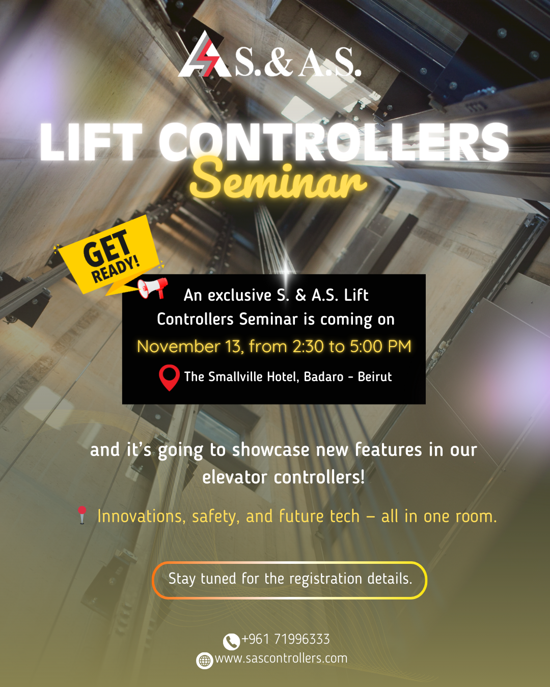 Save the Date – November 13 | The Smallville Hotel, Badaro – Beirut.